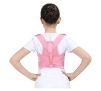 Correttore Posturale Bambini E Adolescenti Scoliosi Tutore Schiena Corsetto Ortopedico Tutore di Sostegno Lombare Cintura Correttiva per La Gobba per Ragazzi E Ragazze(Pink,S)