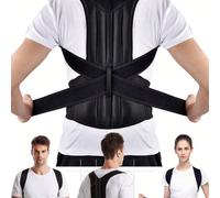 Correttore posturale, correttore posturale per le spalle, supporto schiena regolabile, allevia il dolore alla parte superiore e inferiore della schiena - scoliosi, cifosi, busto correttivo, adatto per