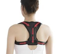 Correttore Posturale Della Parte Superiore Della Schiena Fascia Di Correzione Gobba Corsetto Allenatore Per La Postura Lombare Della Colonna Vertebrale Spalla Clavicola Collo Invisibile ( Color : Blac