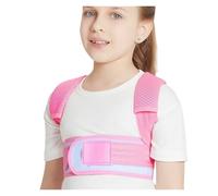 Correttore posturale for bambini - Supporto for la parte superiore della schiena for adolescenti, previene la curvatura e allevia il dolore posture corrector(Pink,XL)