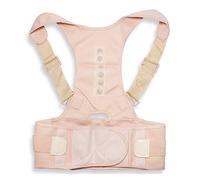 Correttore posturale Magnetico Regolabile Corsetto per la Schiena Cintura per la Schiena Supporto Lombare Correttore Dritto S-4XL (Colore: Avorio, Taglia: XX-Large)