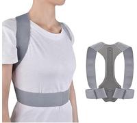 Correttore posturale per uomini e donne, supporto spinale posteriore migliora la cattiva postura schiena spalla dolore al collo sollievo regolabile cintura di supporto per spalla lombare (S)