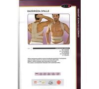 CORRETTORE POSTURALE RADDRIZZA SPALLE RADDRIZZA SCHIENA BUSTO STECCATO