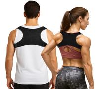 Correttore Posturale Spalle Schiena - Fascia Posturale Spalle e Schiena Invisibile - Cintura di Supporto Universale Uomo/Donna - Banda per Postura Sicura - Ideale per Scoliosi, Correzione Vertebrale