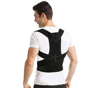 Correttore Posturale Traspirante Tutore Di Supporto Per La Schiena Completo Regolabile Allenatore Posturale Per La Correzione Del Gobbo Unisex Per L'allineamento Della Colonna Vertebrale ( Color : Bla