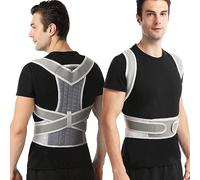 Correttore Posturale Traspirante Tutore Per La Schiena Uomo Donna Reggischiena Correttore Per La Colonna Vertebrale Cintura Di Supporto Per Tutta La Schiena Per Supporto Lombare(XL)