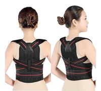 Correttore Posturale Uomo Donna Supporto Invisibile Regolabile per Spalle E Collo Reggischiena per Alleviare Il Dolore alla Parte Superiore E Inferiore della Schiena(XX-Large)