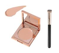 Correttore sotto gli occhi in argilla colorata, CC Cream Correzione del colore, Shibeikadi, Crema, Naturale, Pesca medio-chiaro