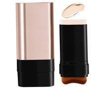 Correttore Stick Trucco liquido naturale a lunga durata con pennello Correttore impermeabile 2 in 1 Copertura completa per donne Tutte le tonalità della pelle, correttori color avorio e trucco neut