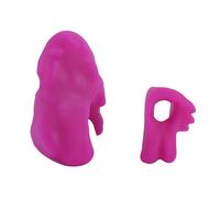 Correzione della postura dell'arco di violino in gomma impugnatura dell'arco posa dell'arco ortesi accessorio per violinista accessori violino per principianti(Purple)