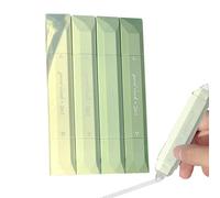 Correzione Tape Pen - 4 pezzi Double Sided Stationery Supplies, Glue Tape Pen, Precise Paper Correttore | Handy Tool for Men Women Boys Girls Youth Teens Son Daughter Student Scrapbooking Photo Mounti