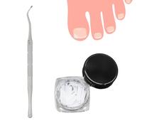 Correzione unghie incarnite, set da 40 pezzi, tamponamento trasparente per unghie dei piedi, tubo con sollevatore per unghie dei piedi, correzione dell'unghia incarnita, strumento di correzione per