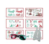 Correzione visiva, Dispositivo stereo for l'addestramento degli occhi, Terapia della vista, Rosso/Verde, Incompatibilità, Schede di addestramento,Alta professionalità(B)