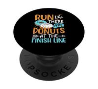 Corri come se ci fossero ciambelle al traguardo PopSockets PopGrip Adesivo