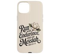 Corri con resistenza, occhi sul Messia Eb 12:1-2 Custodia per iPhone 15 Plus