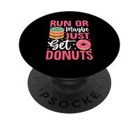 Corri o forse prendi solo ciambelle PopSockets PopGrip Adesivo