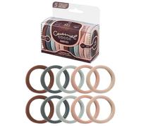 Corri Per Capelli Per Ragazze - 10 Pezzi Di Fasce Di Capelli Elastiche E Colorate | Porta Di Coda Di Cavallo Per Bambini, Per Capelli Senza Push, Elastici Semplici