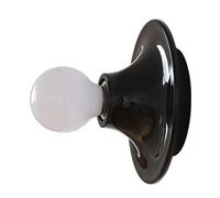 Corridoio Balcone Plafoniera Creativa Lampada Da Parete Vintage Retrò Nostalgica Da Comodino Applique Decorative Gialle Cromate Oro Rosso Bianco(Black)