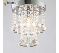 Corridoio moderno europeo luce corridoio corridoio illuminazione creativa ingresso scale luce canale di ingresso piccola plafoniera lampade di cristallo