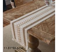 Corridore da tavolo in pizzo Burlap Hessian fatto a mano perfetto per feste ed e