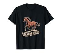 Corridore di Cavalli di Razza Standard Grafica Standard BRED Maglietta