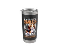 Corridore e Beagle-Harrier Bicchiere termico in acciaio inox doppia parete