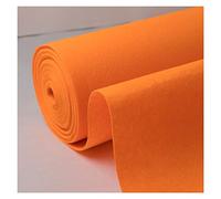 Corridore per navata Nuziale, tagliabile, Decorazione per Interni ed Esterni, antistrappo, per ricevimenti, Cerimonie, palcoscenico, Tappeto USA e Getta, Colore Personalizzato, Arancione, 1,