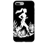 Corridore Ragazza sguardo comico Maratona sprint Custodia per iPhone 7 Plus/8 Plus