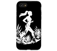 Corridore Ragazza sguardo comico Maratona sprint Custodia per iPhone SE (2020) / 7 / 8