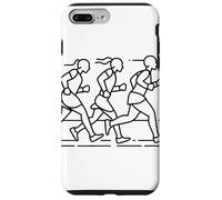 Corridori femminili Linea Arte Triathlon Sprint Custodia per iPhone 7 Plus/8 Plus