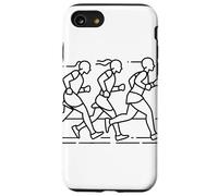 Corridori femminili Linea Arte Triathlon Sprint Custodia per iPhone SE (2020) / 7 / 8