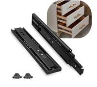 corridori per cassetti completamente estraibili, capacità di 35 kg/coppia, estensioni per cassetti, sistema di binari, sistema a binari, guide telescopiche, guide per cassetti (2, 350 mm)