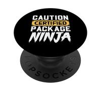 Corriere dei pacchi - Parcel Professional Ninja PopSockets PopGrip Adesivo