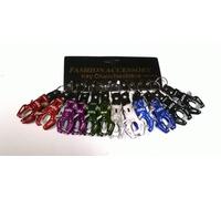 Corriere Exp. - 12 PORTACHIAVI MOSCHETTONI A TENAGLIA MEDIO IN ALLUMINIO GADGET