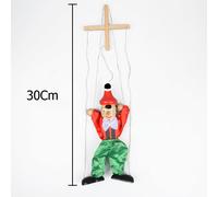 Corriere Exp. - 12PZ BURATTINO PICCOLO IN LEGNO E SPAGO PINOCCHIO FILO MARIONETT