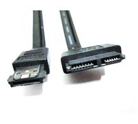 Corriere Exp. - Cavo Adattatore DA ESATA + USB(POWER eSATA) A 7+6 (SLIM SATA) PI