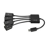 Corriere Exp. - Cavo MICRO USB OTG / CHARGE HUB PIOVRA DESIGN 4 In 1 Micro USB P