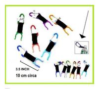 Corriere Exp. - Set da 12pz Moschettone Portachiavi Portabottiglia in Alluminio