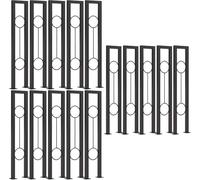 Corrimano a forma di U in ferro battuto antiscivolo per sicurezza e decorazione in loft, corridoio, balcone, ringhiera interna elegante per una maggiore sicurezza e fascino estetico