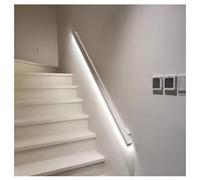 Corrimano A LED Ringhiera per Scale in Alluminio con Ringhiere per Corrimano Illuminate A Parete Corrimano per Scale per Scale Interne (Colore : Bianca, Dimensioni : 39.3"/1m)