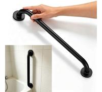 Corrimano accessibilità inox 304, maniglione murale nero | Barra supporto sicurezza 30/40/60/80/120cm per bagno doccia scale ingresso aiuto mobilità anziani(120CM)