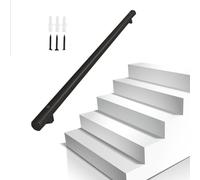 Corrimano antiscivolo della ringhiera della scala del metallo dell'interno con la guardia di sostegno della staffa 20ft per le barre/LoftsDurable Soluzione di sicurezza per scale e balconi