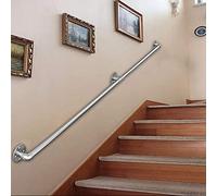 Corrimano antiscivolo in metallo zincato per scale, ringhiera di sicurezza per anziani per interni ed esterni, montaggio a parete, per casa e giardino, durevole ed elegante