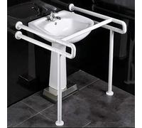 Corrimano antiscivolo per bagno, telaio di supporto per doccia e maniglione di sicurezza per anziani e disabili, maniglia di sicurezza durevole per WC