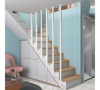 Corrimano bianco per gradini esterni ed interni, corrimano ringhiera a L, ringhiera per scale, ringhiera in ferro battuto, sicurezza antiscivolo Corrimano per giardino attico villa (Size : 60cm)