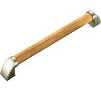 Corrimano, Bracciolo di Sicurezza, Barra di Sostegno in Legno per Bagno, Maniglioni per Vasca E Doccia per Disabili E Anziani, Corrimano di Supporto di Sicurezza Antiscivolo Impermeabile, 30Cm