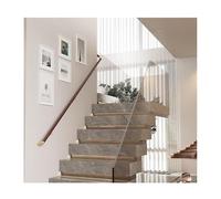 Corrimano Corrimano for scale in legno massello, robusto supporto di sicurezza montato a parete, corrimano for scale antiscivolo for la casa ringhiera(100cm)