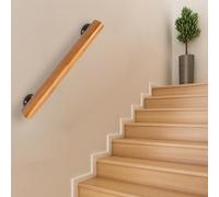 Corrimano da parete in legno, 50 - 600 cm, antiscivolo, per scale interne, terrazze esterne, per loft, corridoi e giardini, soluzione sicura ed elegante per la casa