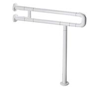 corrimano del bagno per anziani, Barra di sostegno for bagno in acciaio inossidabile spazzolato 304/corrimano for WC e supporto di sicurezza/con grana antiscivolo bianco, 70 cm, 70 cm(70cm)