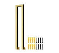 Corrimano di Transizione Oro per Scale Interne ed Esterne | Parapetto in Ferro Battuto Ringhiera per Scale di Sicurezza Antiscivolo | Decorazioni per la casa Scale a Tubo Quadrato (Size : 90cm(2.9ft)